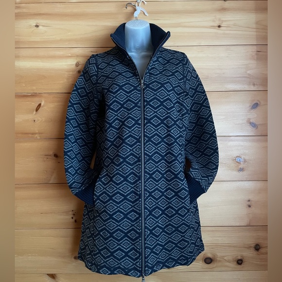 Long pattern zip jacket - Picture 2 of 2